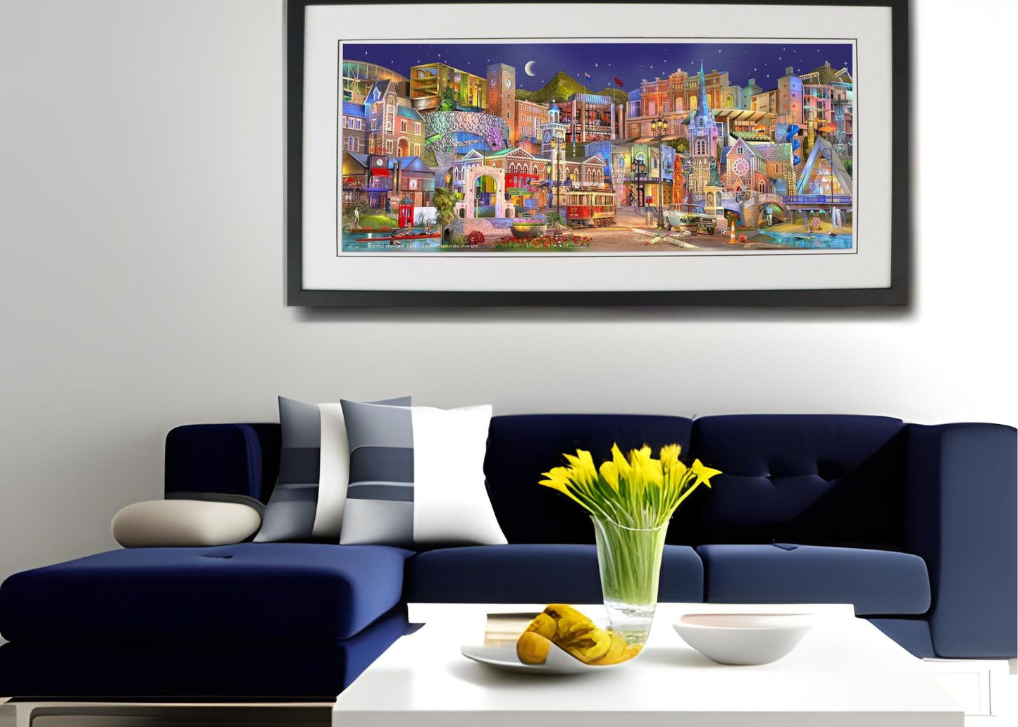 Christchurch Landing 40” x 14.5" Print